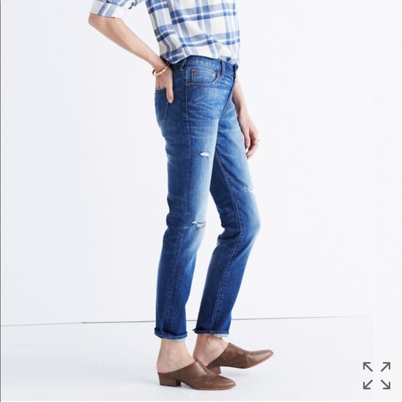 Madewell Slim Boyjean in Brinville wash Sz 30 EUC - Picture 4 of 6